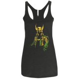 T-Shirts Vintage Black / X-Small God of Mischief Women's Triblend Racerback Tank