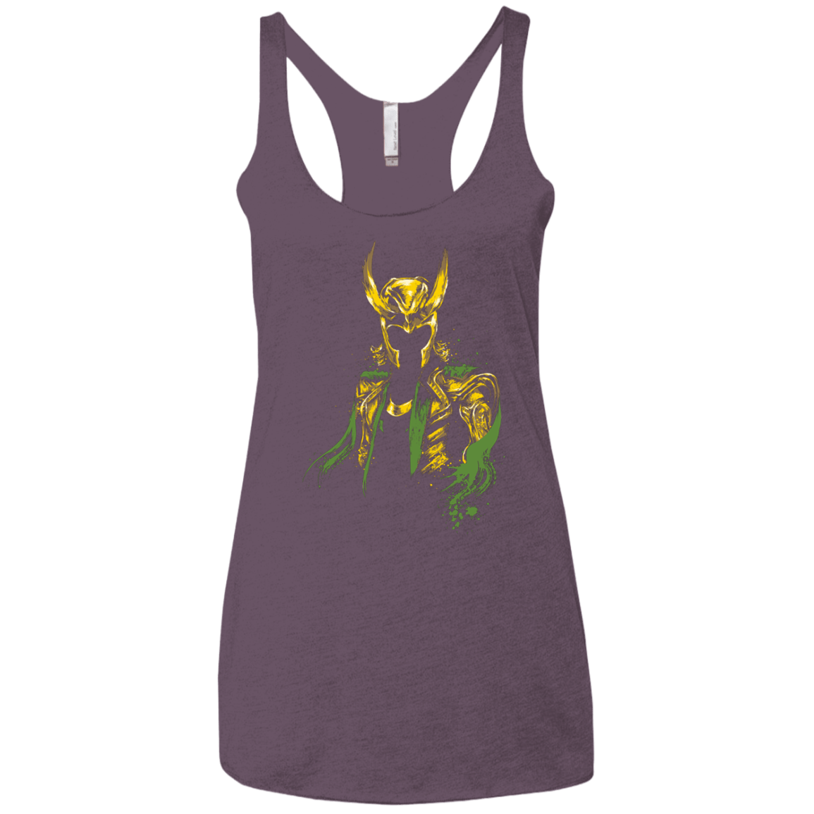 T-Shirts Vintage Purple / X-Small God of Mischief Women's Triblend Racerback Tank
