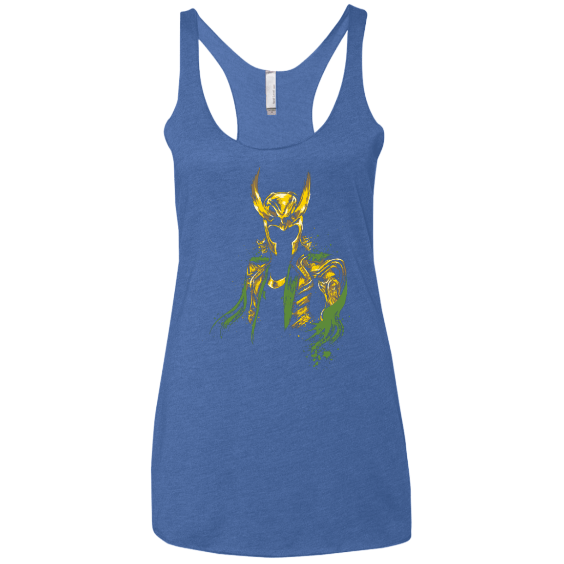 T-Shirts Vintage Royal / X-Small God of Mischief Women's Triblend Racerback Tank