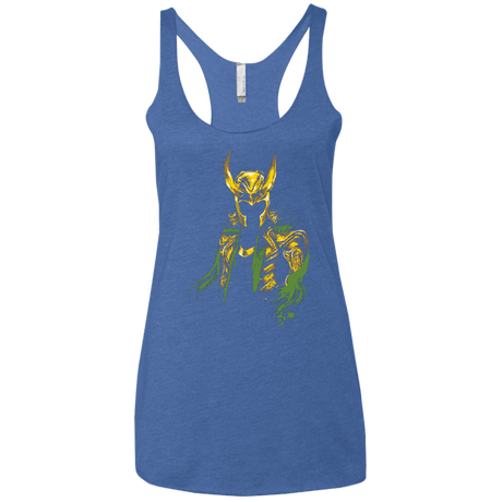 T-Shirts Vintage Royal / X-Small God of Mischief Women's Triblend Racerback Tank