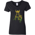 T-Shirts Black / S God of Mischief Women's V-Neck T-Shirt