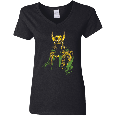 T-Shirts Black / S God of Mischief Women's V-Neck T-Shirt