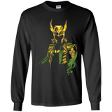 T-Shirts Black / YS God of Mischief Youth Long Sleeve T-Shirt