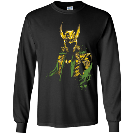 T-Shirts Black / YS God of Mischief Youth Long Sleeve T-Shirt