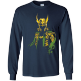 T-Shirts Navy / YS God of Mischief Youth Long Sleeve T-Shirt
