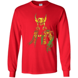 T-Shirts Red / YS God of Mischief Youth Long Sleeve T-Shirt