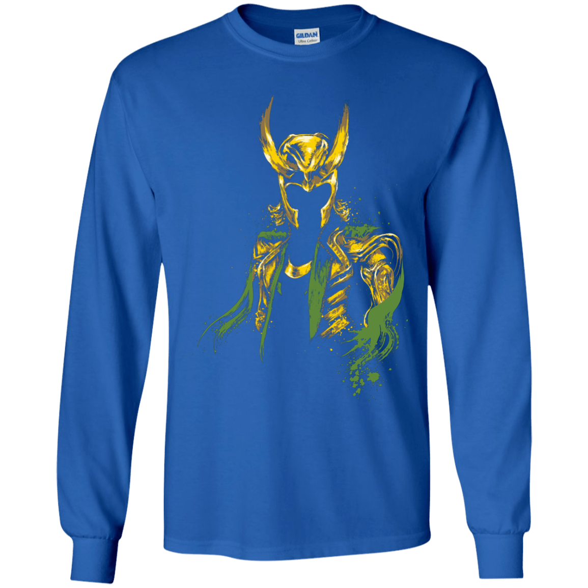 T-Shirts Royal / YS God of Mischief Youth Long Sleeve T-Shirt