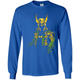 T-Shirts Royal / YS God of Mischief Youth Long Sleeve T-Shirt