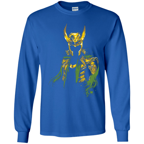 T-Shirts Royal / YS God of Mischief Youth Long Sleeve T-Shirt