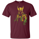 T-Shirts Maroon / YXS God of Mischief Youth T-Shirt