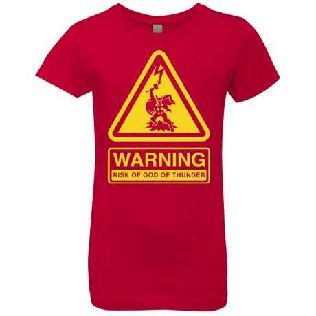 T-Shirts Red / YXS God of Thunder Girls Premium T-Shirt