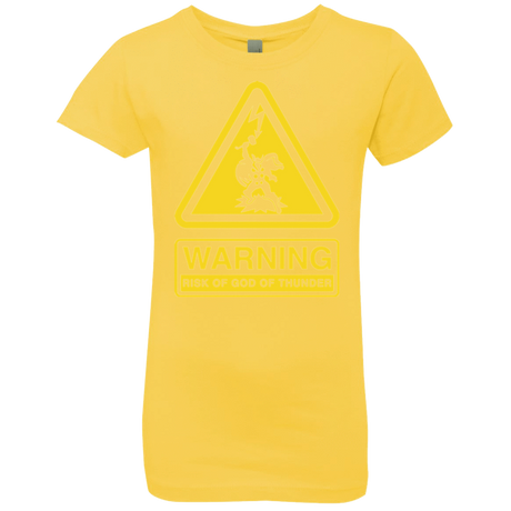 T-Shirts Vibrant Yellow / YXS God of Thunder Girls Premium T-Shirt