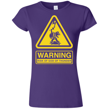 T-Shirts Purple / S God of Thunder Junior Slimmer-Fit T-Shirt