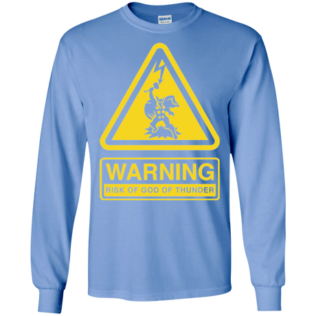 T-Shirts Carolina Blue / S God of Thunder Men's Long Sleeve T-Shirt