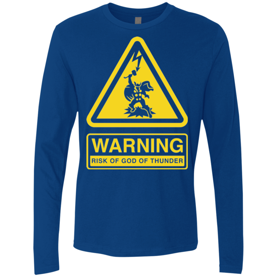 T-Shirts Royal / S God of Thunder Men's Premium Long Sleeve