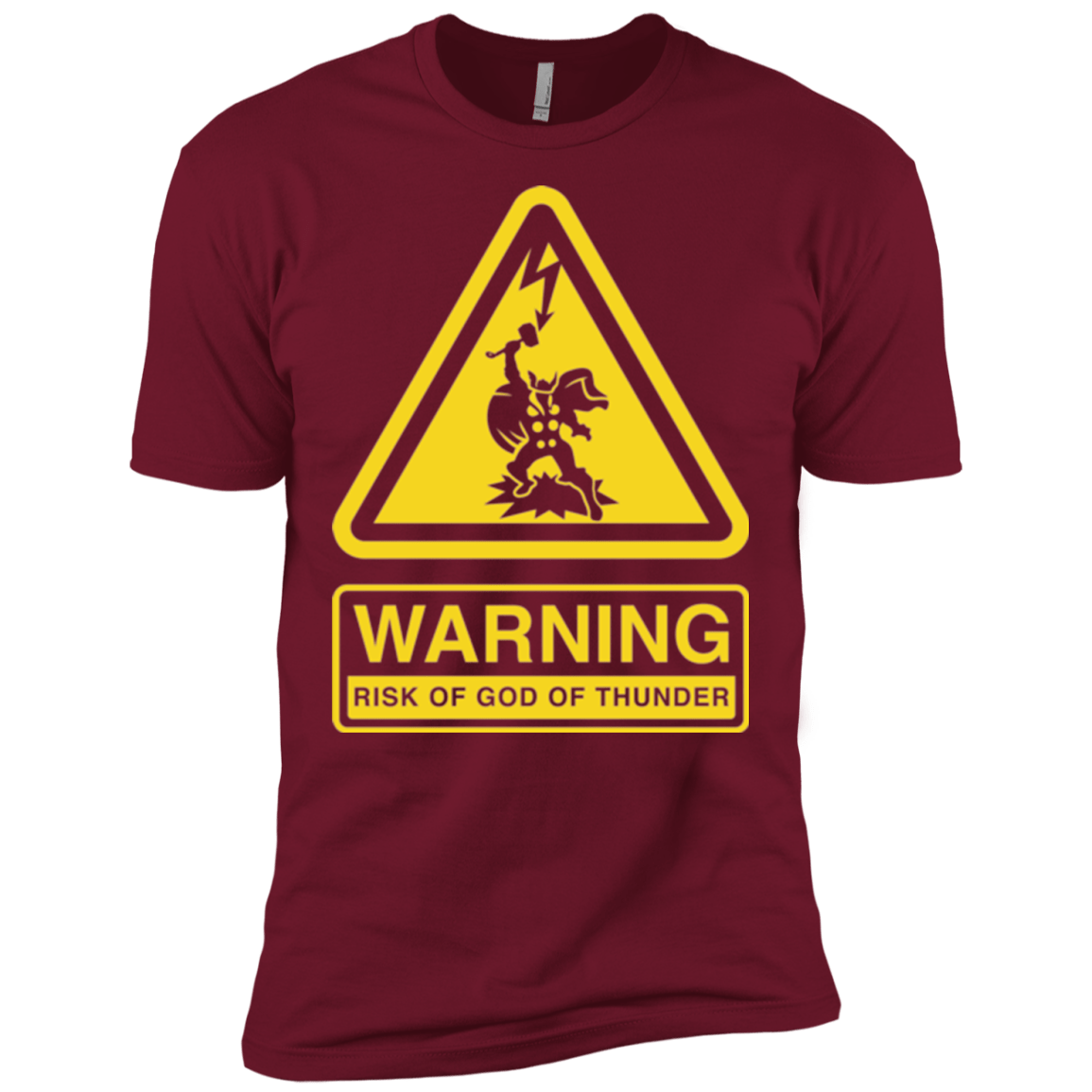 T-Shirts Cardinal / X-Small God of Thunder Men's Premium T-Shirt