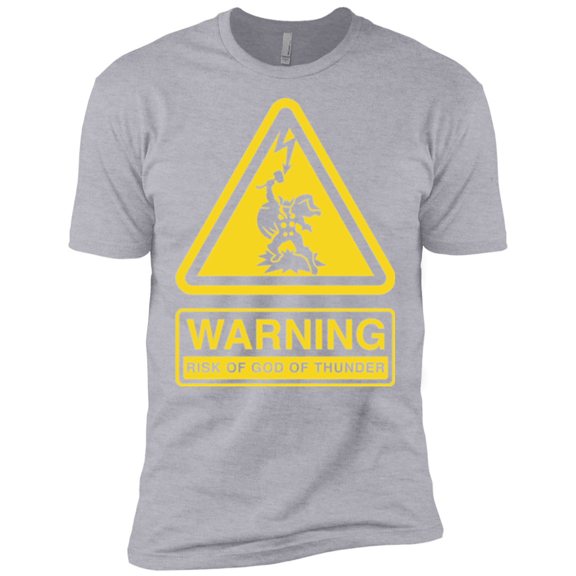 T-Shirts Heather Grey / X-Small God of Thunder Men's Premium T-Shirt