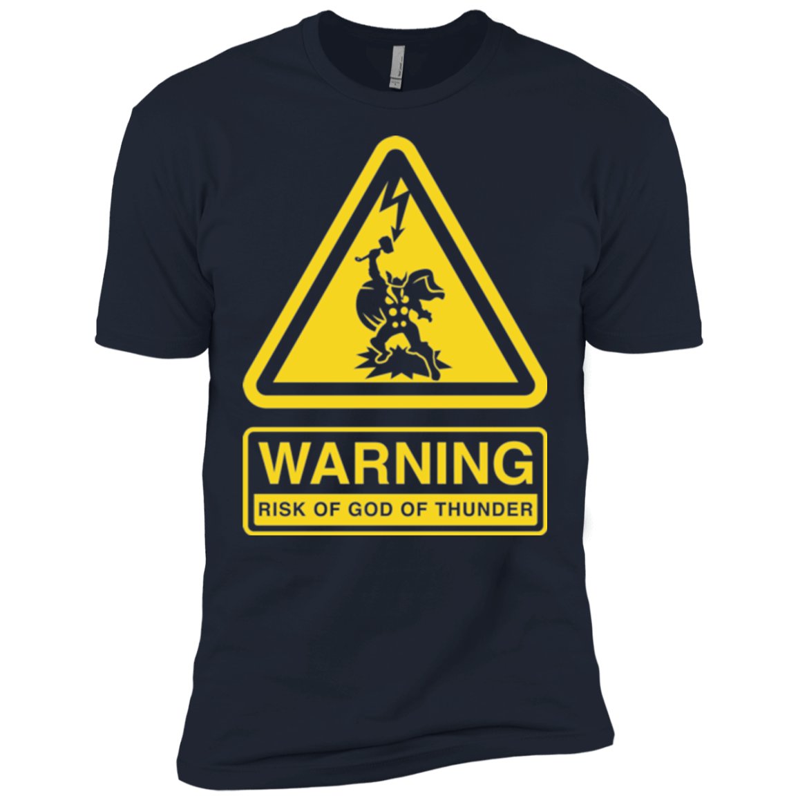 T-Shirts Midnight Navy / X-Small God of Thunder Men's Premium T-Shirt