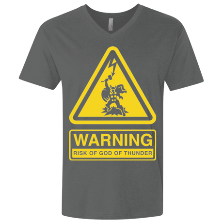 T-Shirts Heavy Metal / X-Small God of Thunder Men's Premium V-Neck