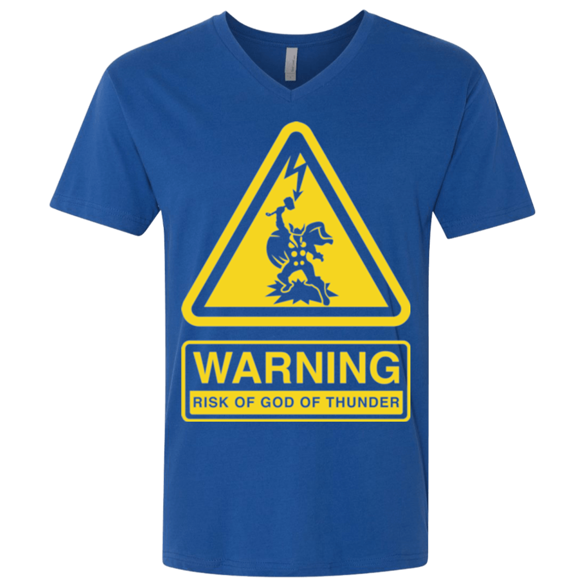 T-Shirts Royal / X-Small God of Thunder Men's Premium V-Neck