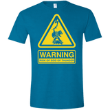 T-Shirts Antique Sapphire / S God of Thunder Men's Semi-Fitted Softstyle