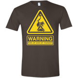 T-Shirts Dark Chocolate / S God of Thunder Men's Semi-Fitted Softstyle