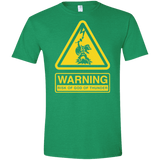 T-Shirts Heather Irish Green / S God of Thunder Men's Semi-Fitted Softstyle