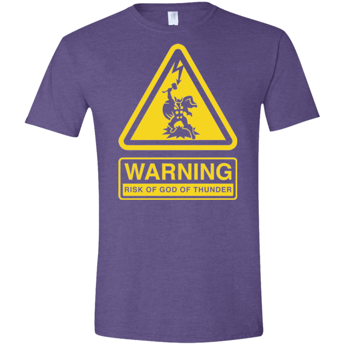 T-Shirts Heather Purple / S God of Thunder Men's Semi-Fitted Softstyle