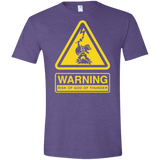 T-Shirts Heather Purple / S God of Thunder Men's Semi-Fitted Softstyle