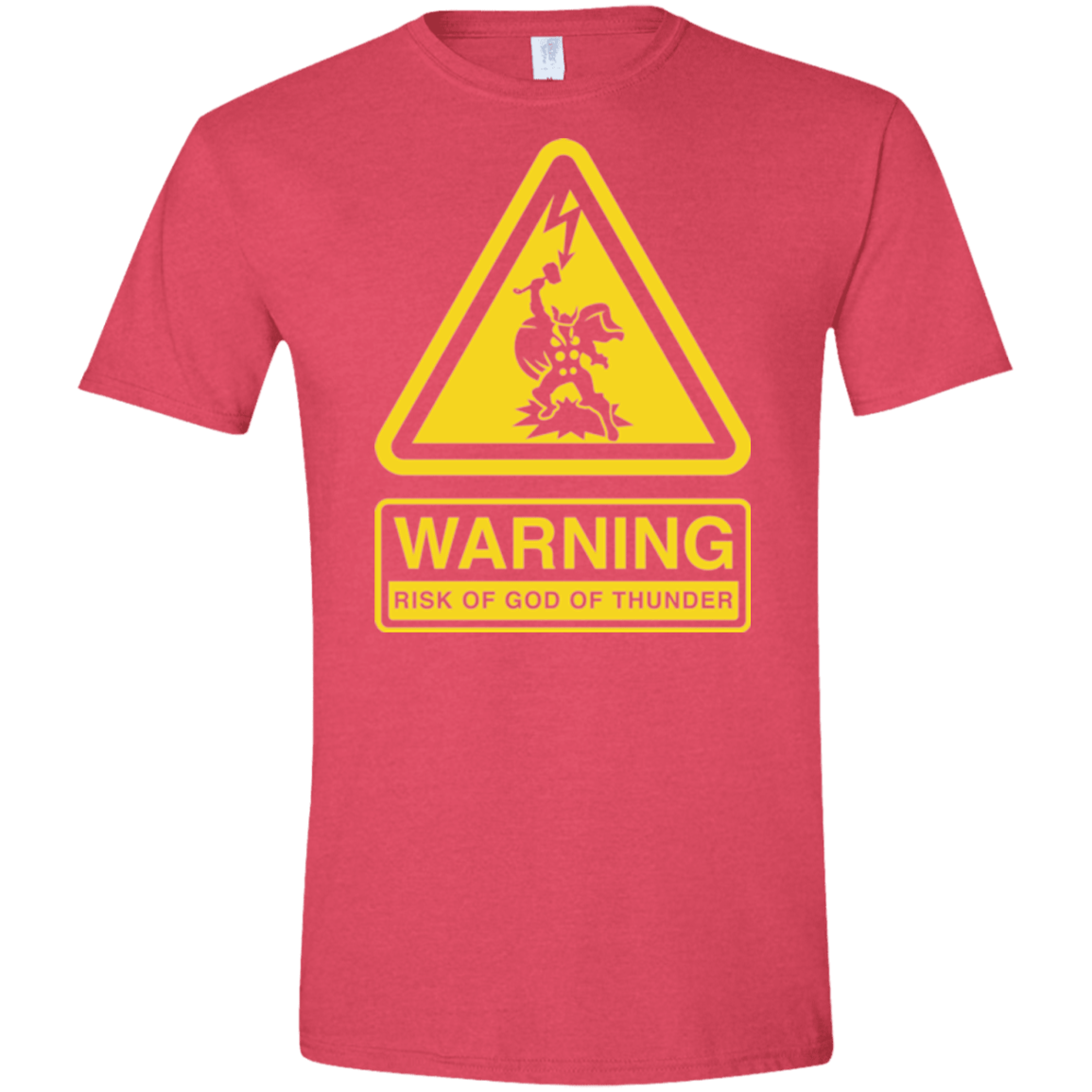 T-Shirts Heather Red / S God of Thunder Men's Semi-Fitted Softstyle