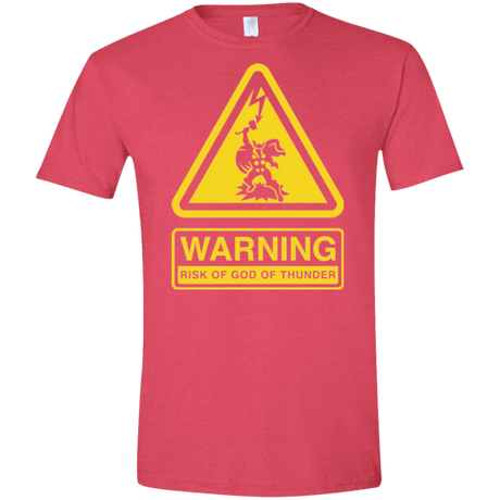 T-Shirts Heather Red / S God of Thunder Men's Semi-Fitted Softstyle
