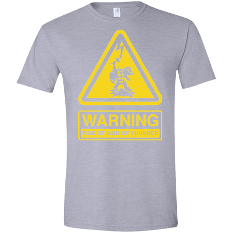 T-Shirts Sport Grey / X-Small God of Thunder Men's Semi-Fitted Softstyle