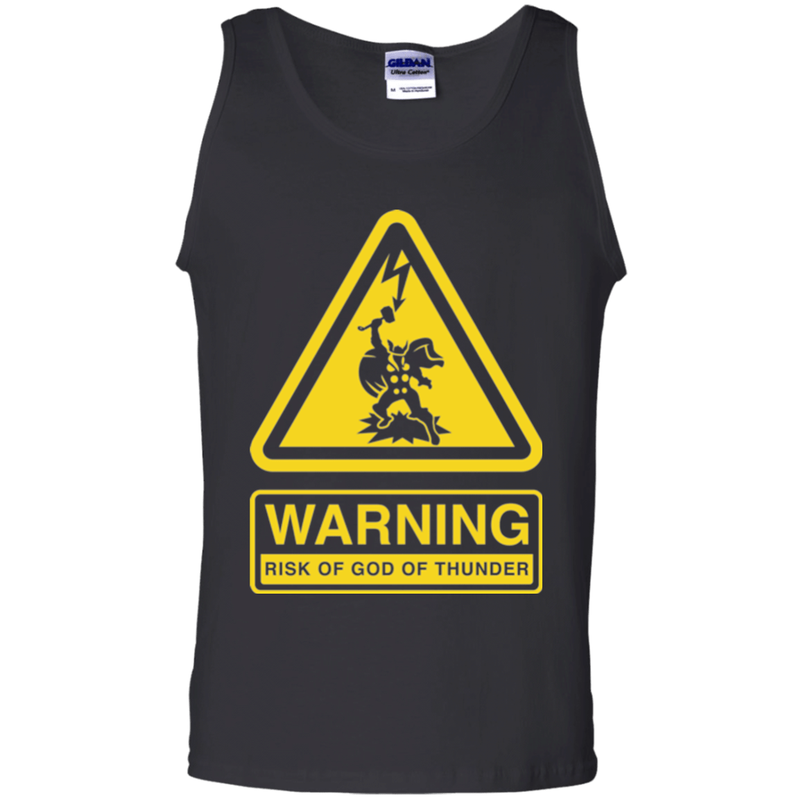 T-Shirts Black / S God of Thunder Men's Tank Top