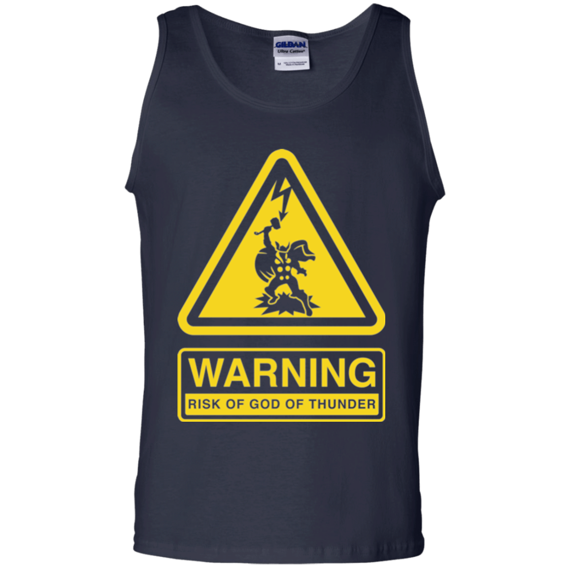 T-Shirts Navy / S God of Thunder Men's Tank Top