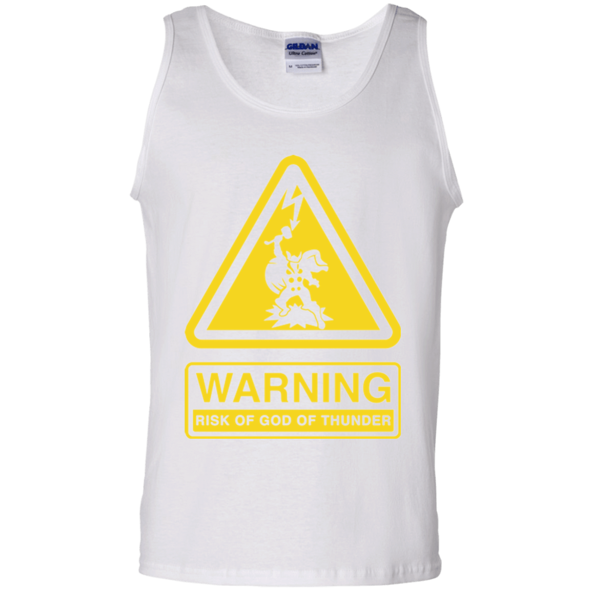 T-Shirts White / S God of Thunder Men's Tank Top