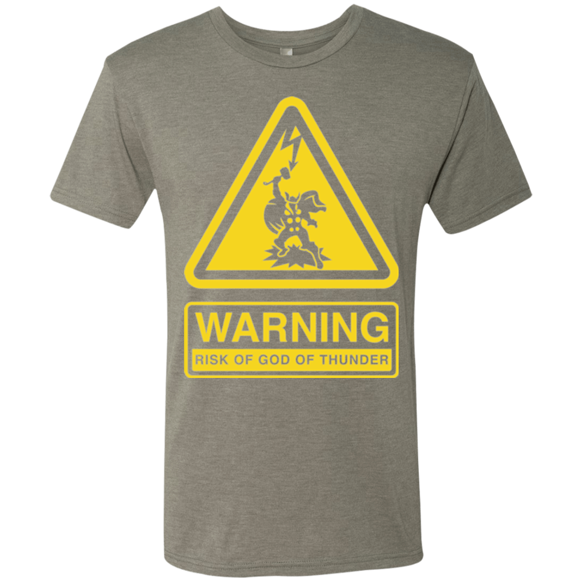 T-Shirts Venetian Grey / S God of Thunder Men's Triblend T-Shirt