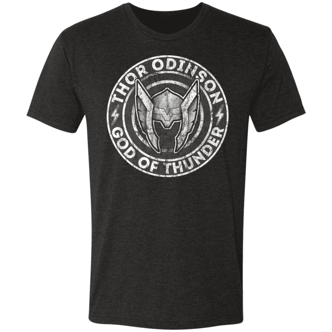 T-Shirts Vintage Black / S God of Thunder Men's Triblend T-Shirt