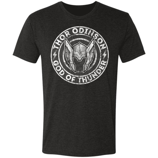 T-Shirts Vintage Black / S God of Thunder Men's Triblend T-Shirt