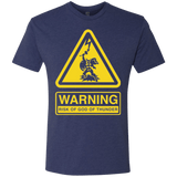 T-Shirts Vintage Navy / S God of Thunder Men's Triblend T-Shirt