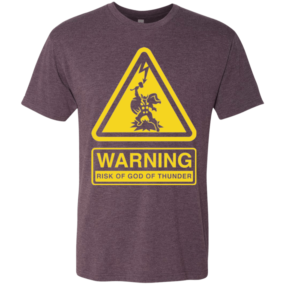 T-Shirts Vintage Purple / S God of Thunder Men's Triblend T-Shirt