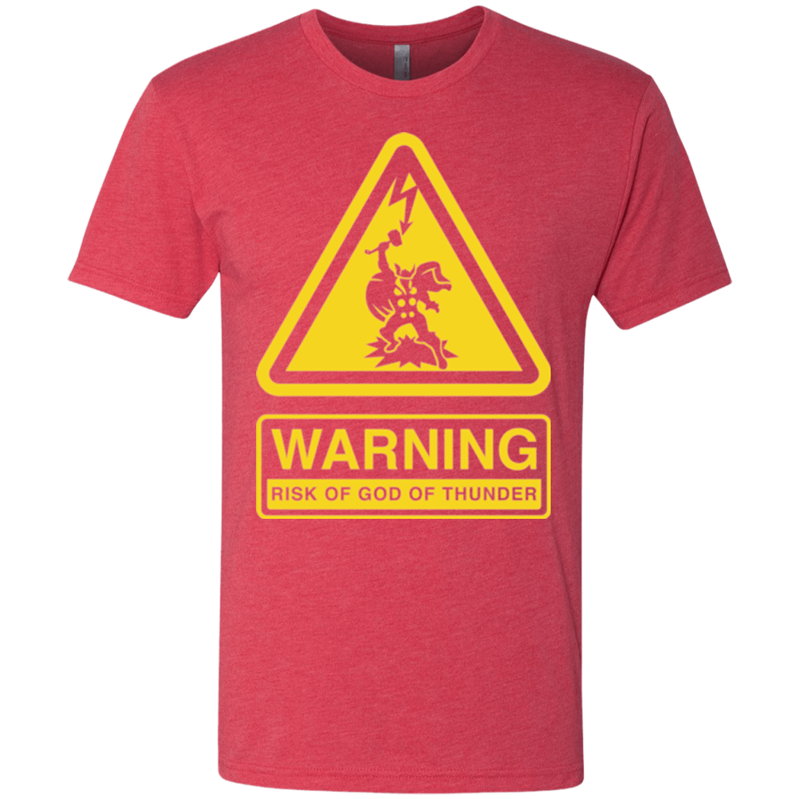 T-Shirts Vintage Red / S God of Thunder Men's Triblend T-Shirt