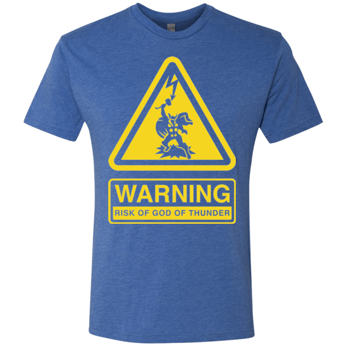 T-Shirts Vintage Royal / S God of Thunder Men's Triblend T-Shirt