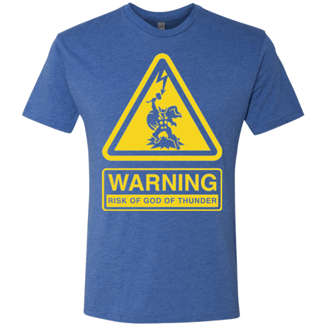 T-Shirts Vintage Royal / S God of Thunder Men's Triblend T-Shirt