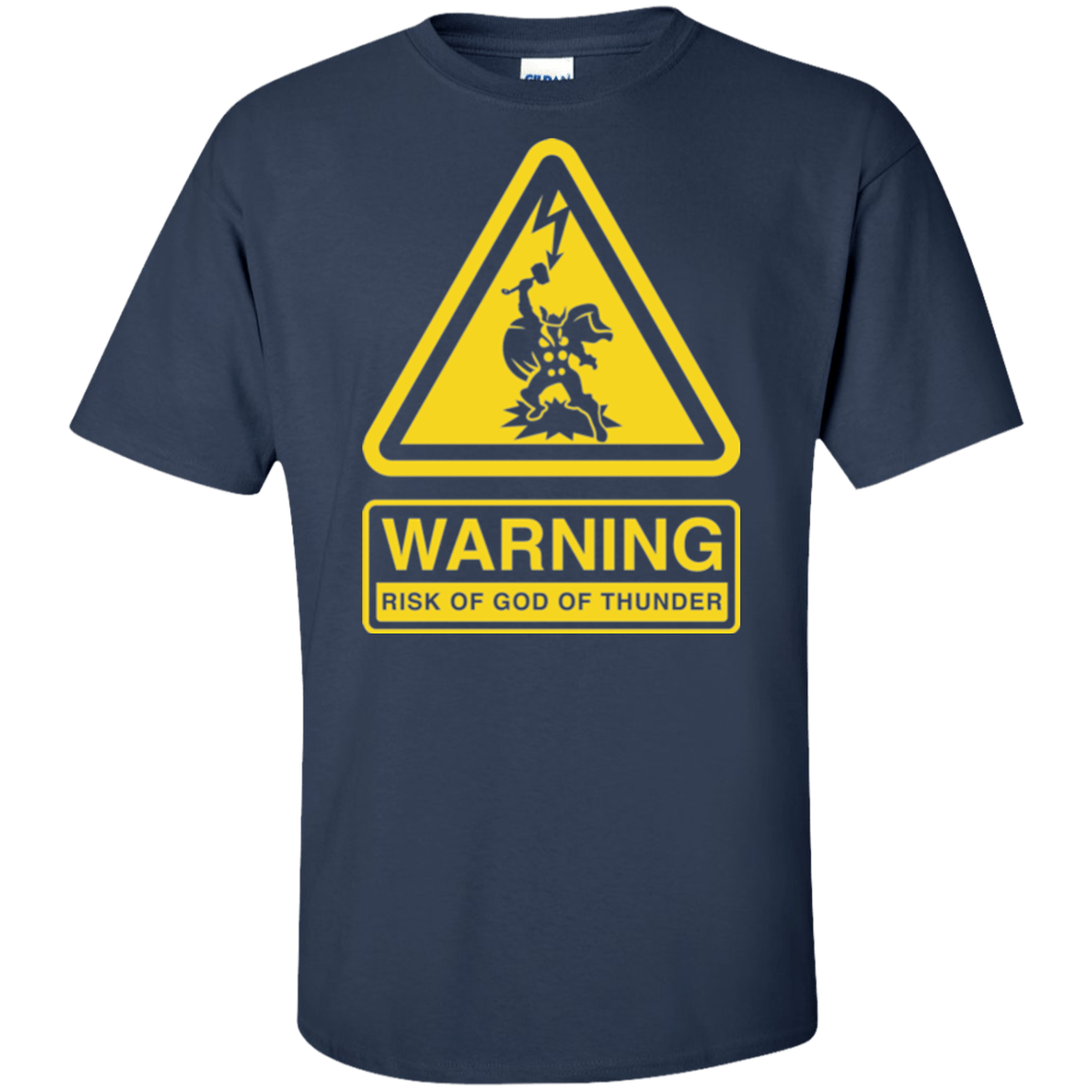 T-Shirts Navy / XLT God of Thunder Tall T-Shirt