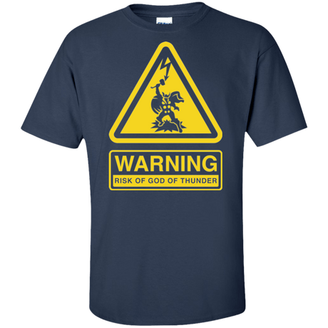 T-Shirts Navy / XLT God of Thunder Tall T-Shirt