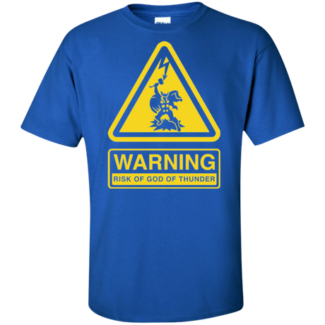 T-Shirts Royal / XLT God of Thunder Tall T-Shirt