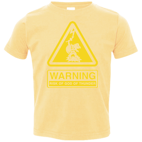 T-Shirts Butter / 2T God of Thunder Toddler Premium T-Shirt