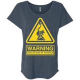 T-Shirts Indigo / X-Small God of Thunder Triblend Dolman Sleeve