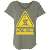 T-Shirts Venetian Grey / X-Small God of Thunder Triblend Dolman Sleeve