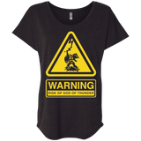 T-Shirts Vintage Black / X-Small God of Thunder Triblend Dolman Sleeve